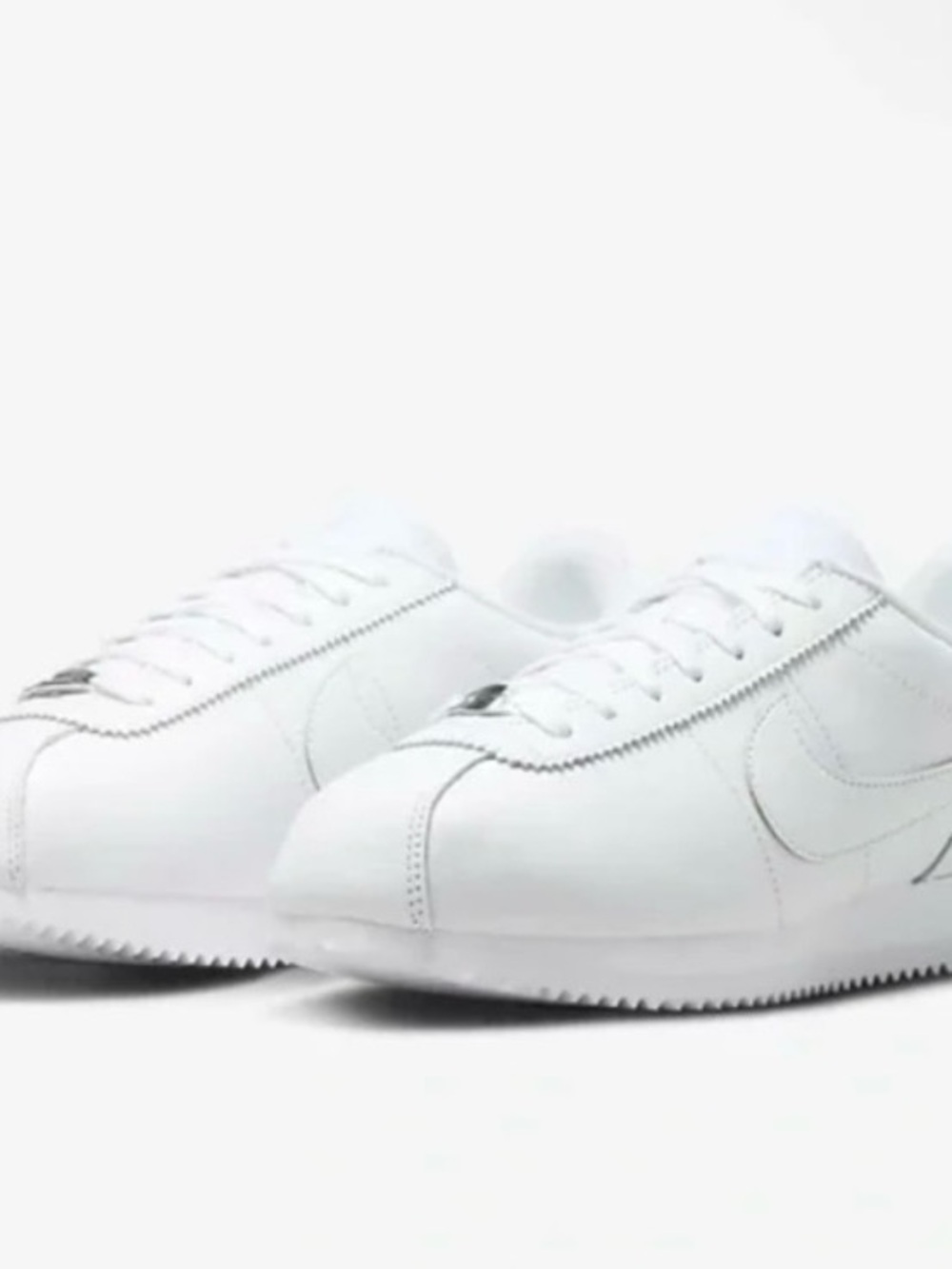 Nike Cortez Kids White Low-Top Sneakers